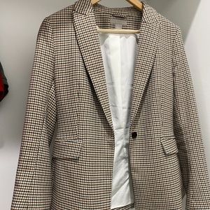 Checkered blazer